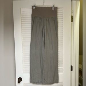 Old Navy Tan Linen Maternity pants - size S